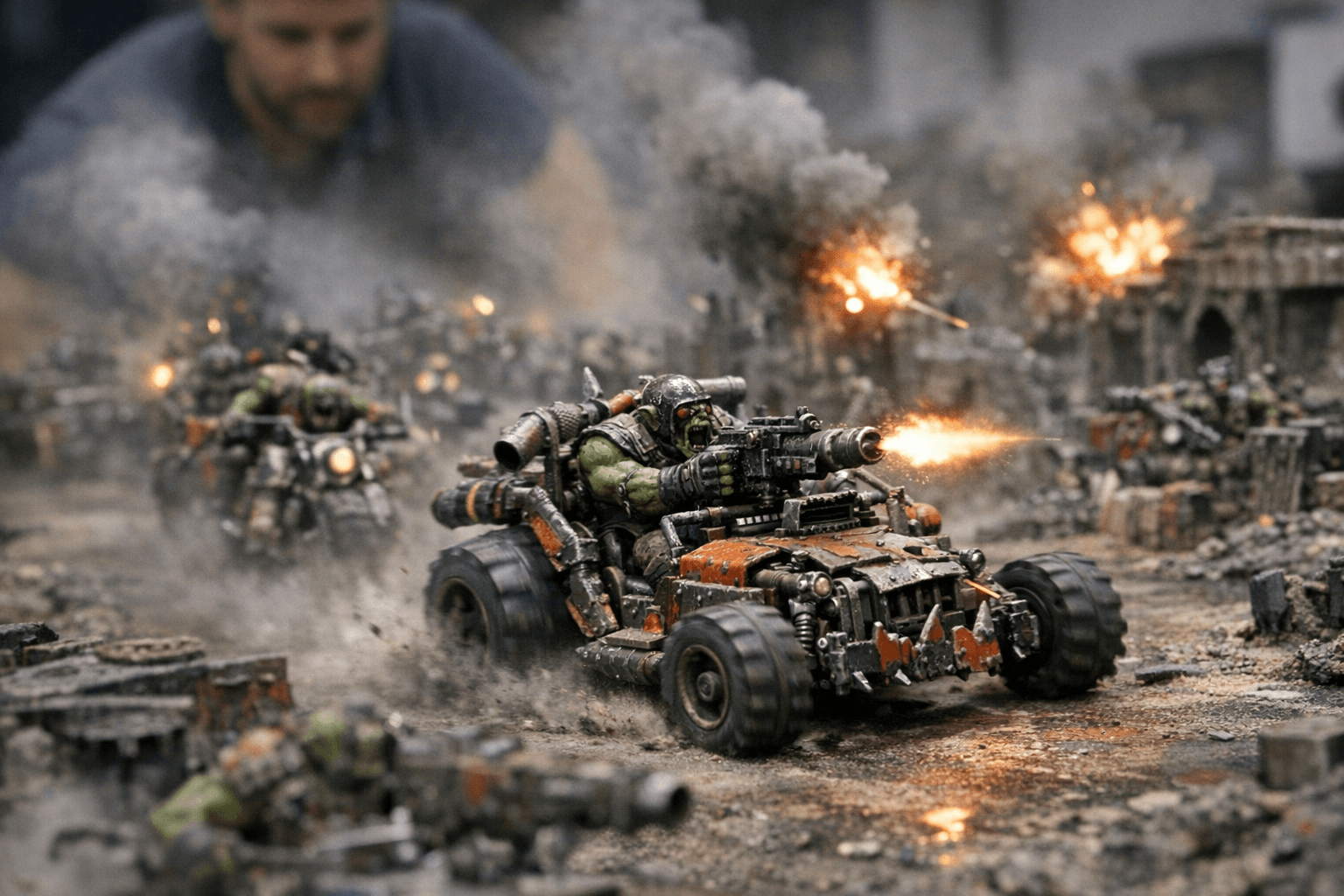 Ork Turbo Boosters unleash flat 24-inch advances and ruthless firepower