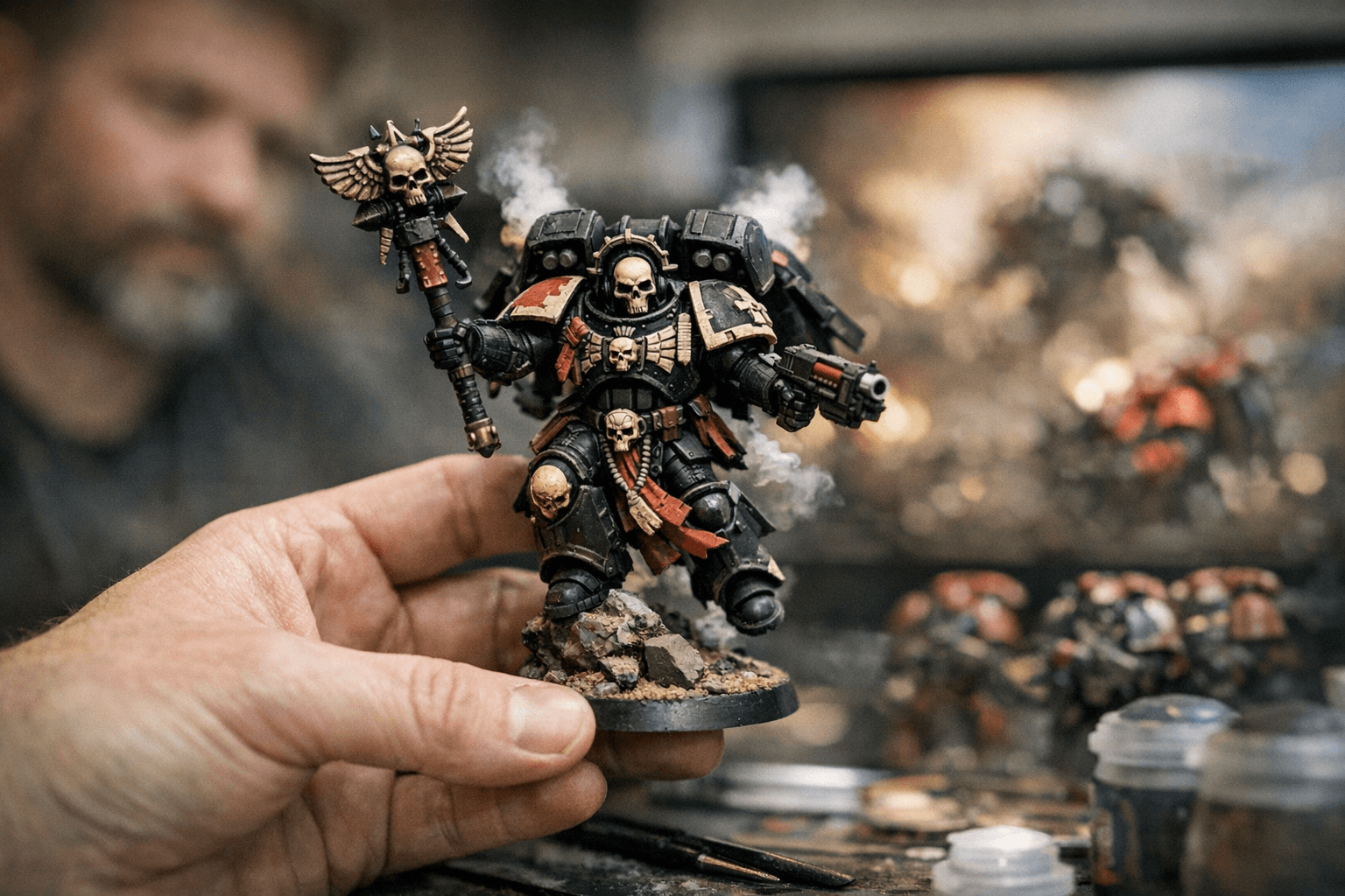 Games Workshop Reveals Jump Pack Chaplain for New 40k Edition