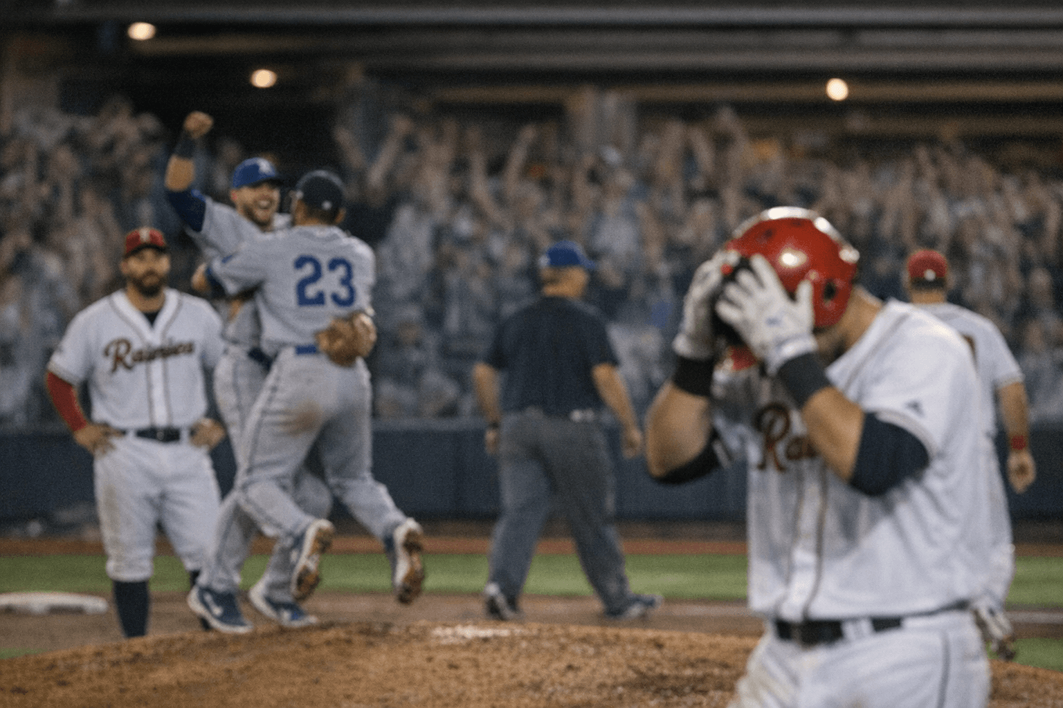 Rainiers’ rally falls short in 5-4 loss to Comets in opener