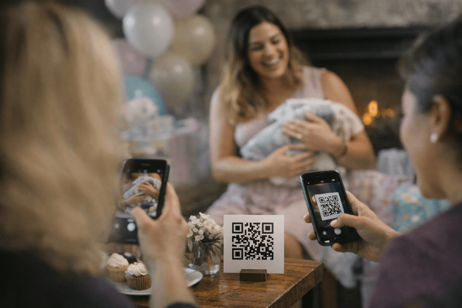 QR Codes Solve the Baby Shower Photo-Sharing Problem