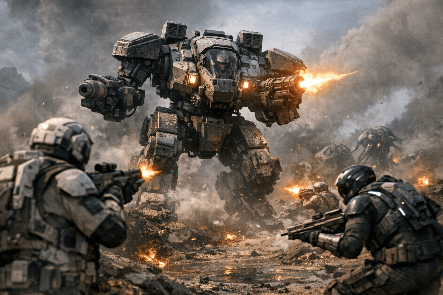 Helldivers 2 Exo Experts warbond adds mechs, guns, and armor