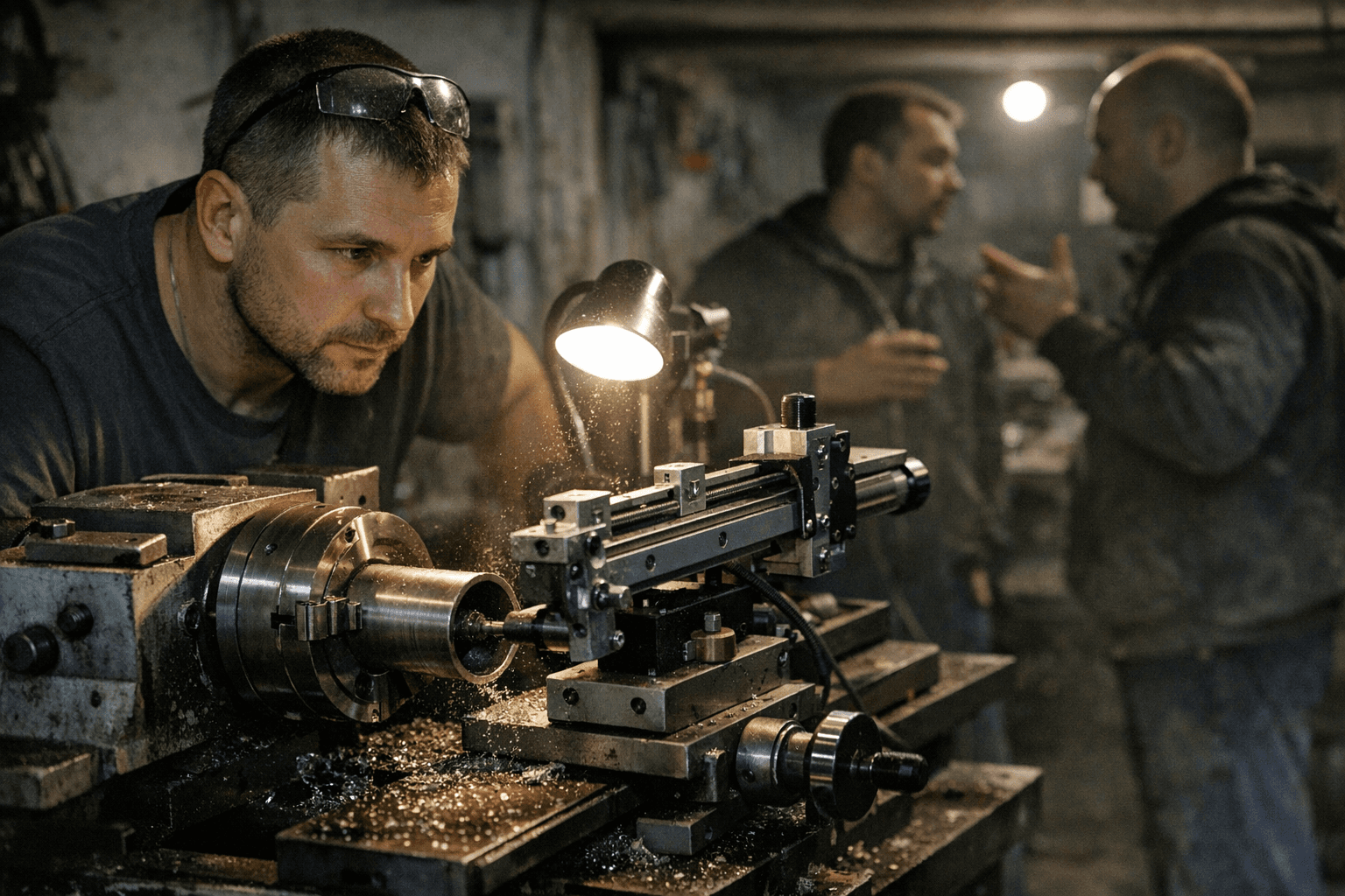 Ukrainian turner reverse-engineers linear rail hollowing rig with forum help