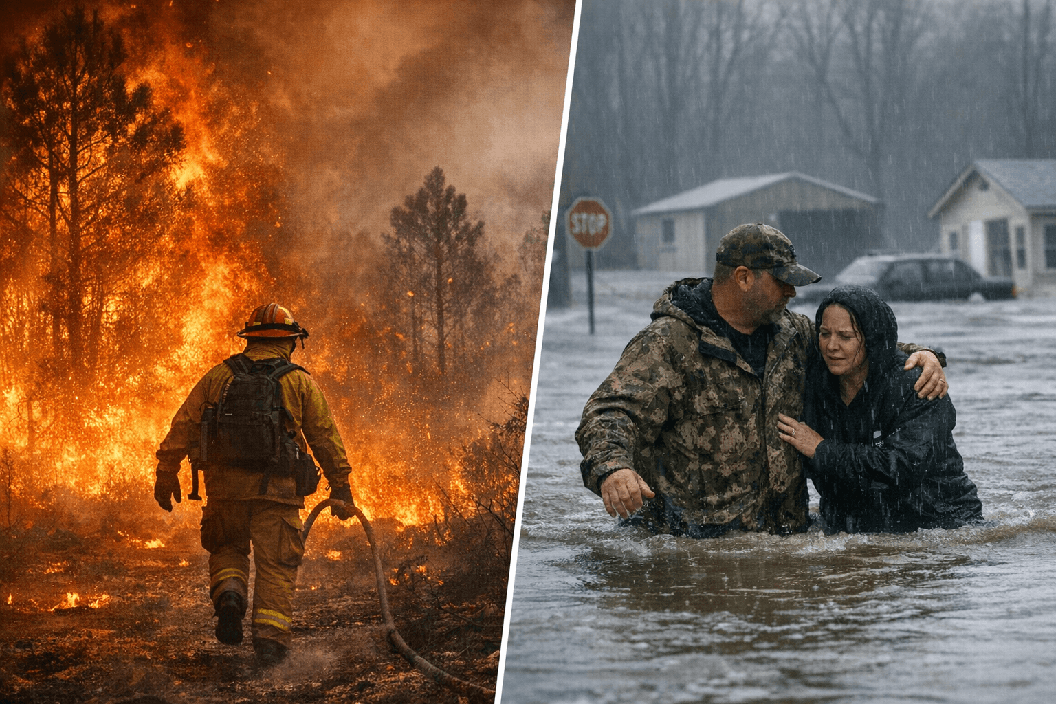 Florida wildfires rage amid drought, northern Michigan faces flooding crisis