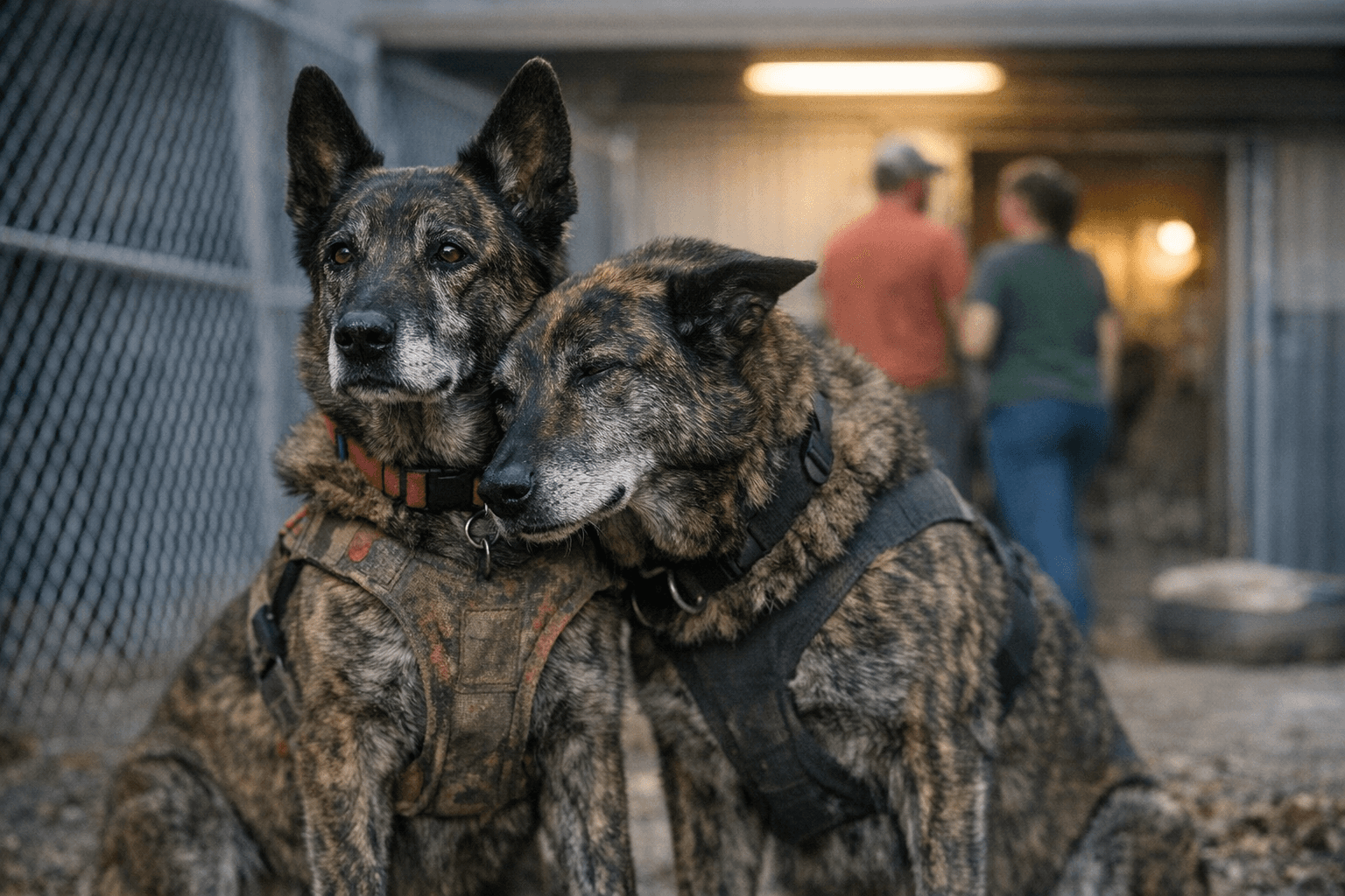 Retired Tennessee search dogs Ziva and Abby seek a forever home together