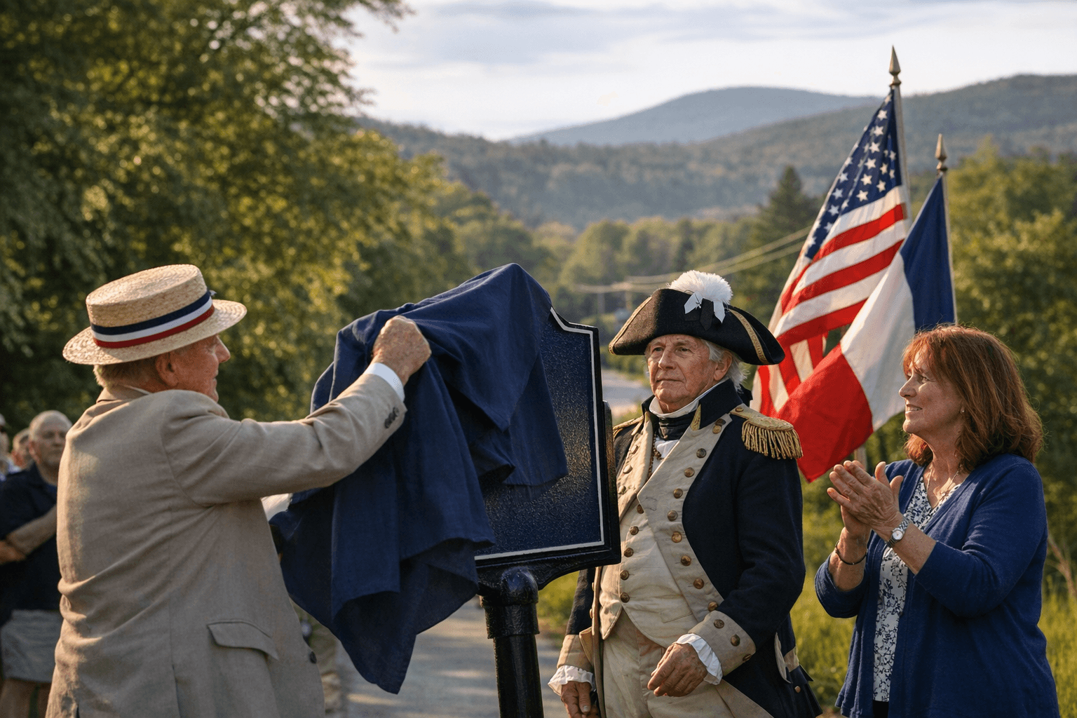Lafayette Trail unveils 195th marker in Guild honoring 1825 visit