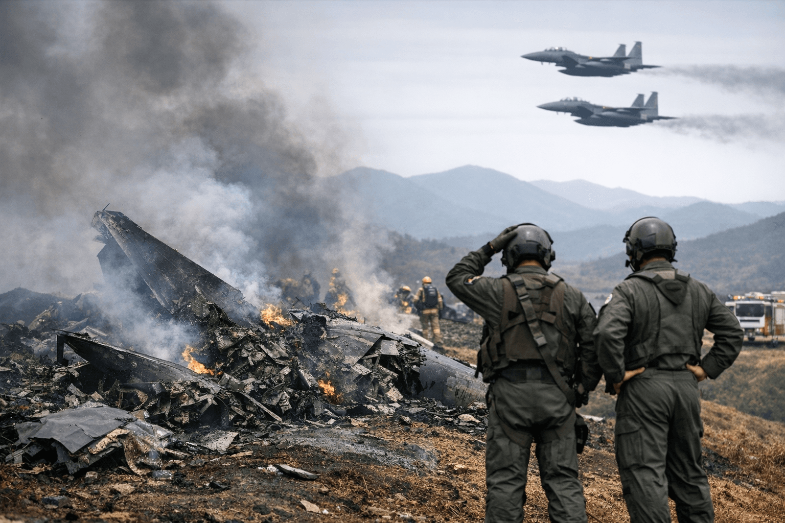 South Korean fighter jets collide during commemorative photo flight, audit says