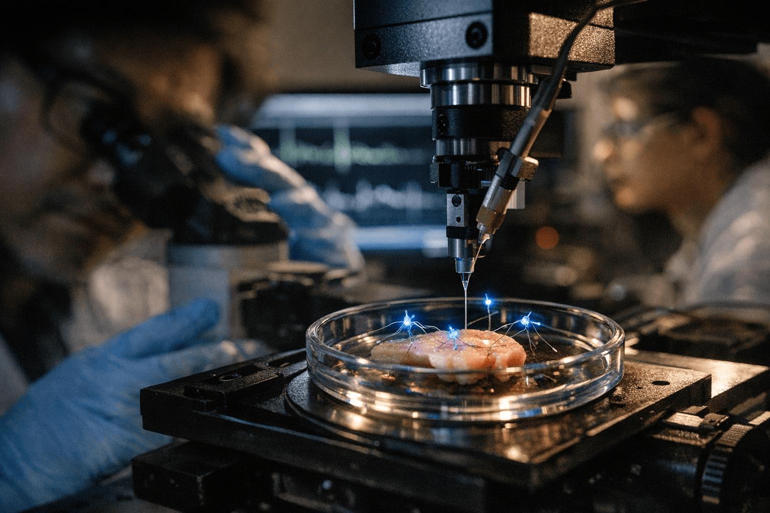 Northwestern 3D-Printed Neurons Communicate With Real Brain Cells