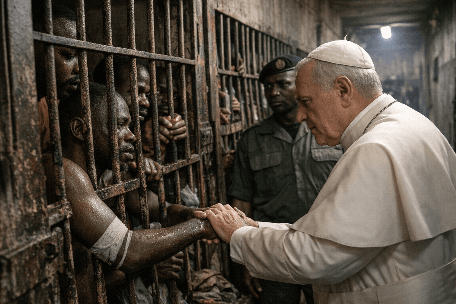 Pope Leo XIV visits Equatorial Guinea prison, denounces abuses and inequality