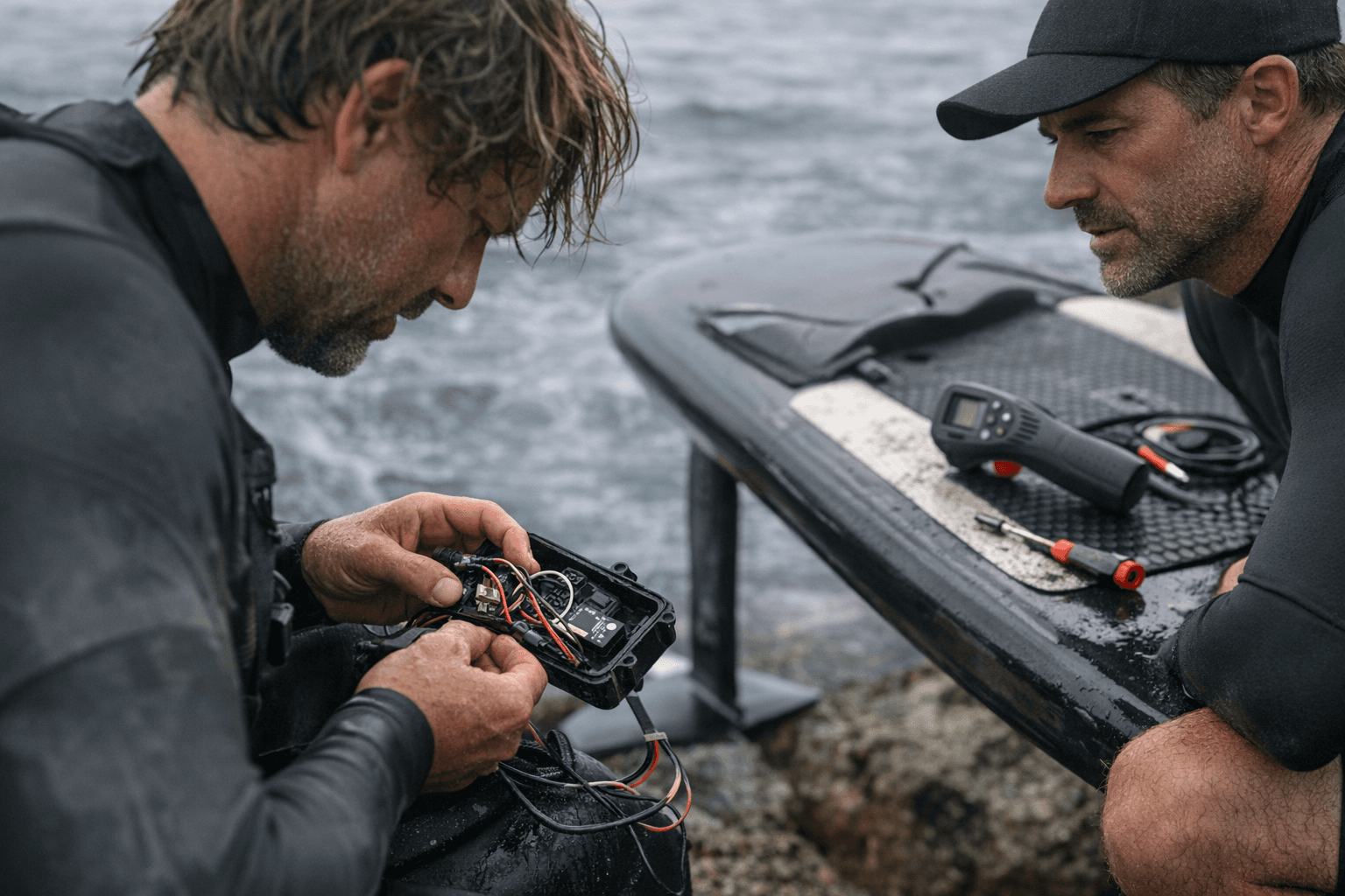 Foil surfers troubleshoot mismatched Flipsky remote wiring after receiver failure