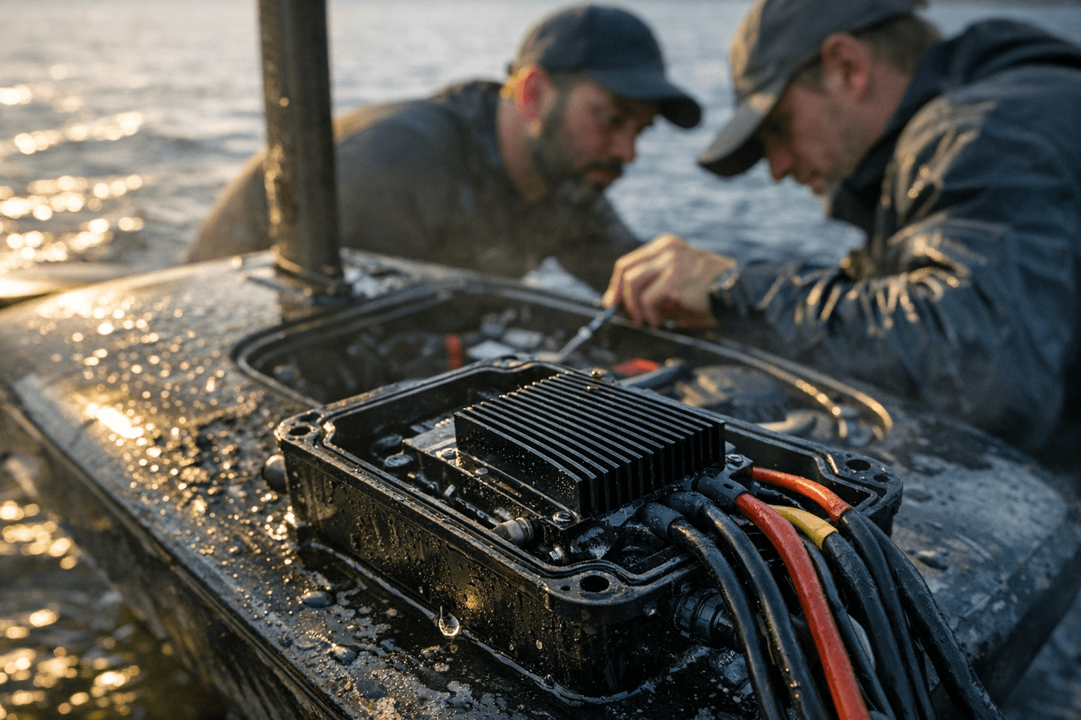 Foil builders tackle external heat sinks for waterproof VESC setups