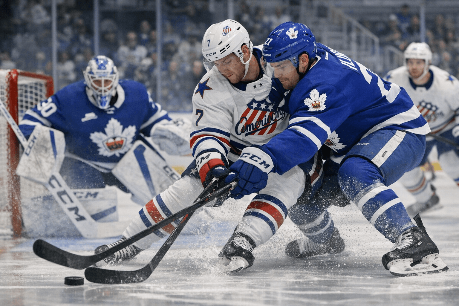 Rochester Americans face Toronto Marlies in Calder Cup Playoff opener