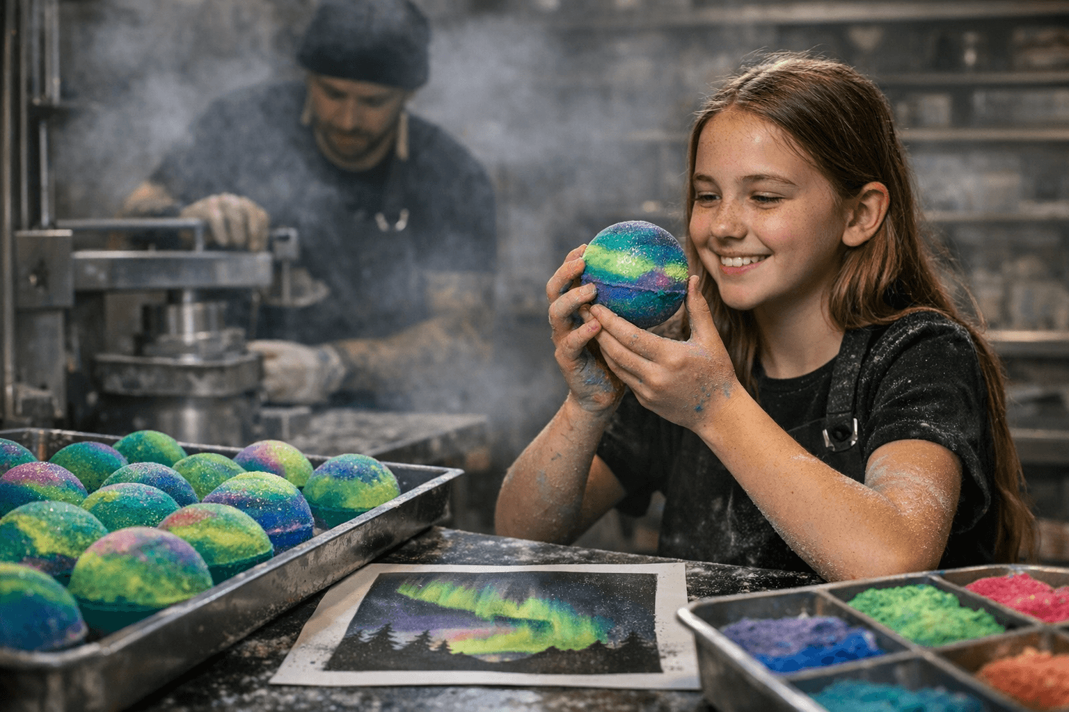 Lush turns Liverpool schoolgirl’s Northern Lights idea into new bath bomb