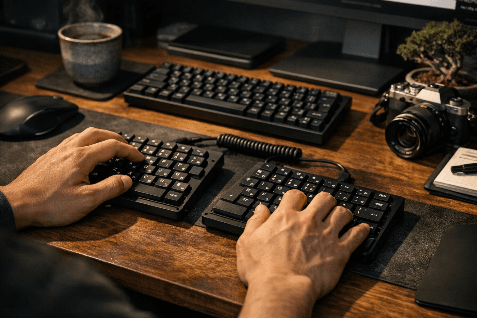 NocFree split low-profile keyboard gains traction with Japanese layout support