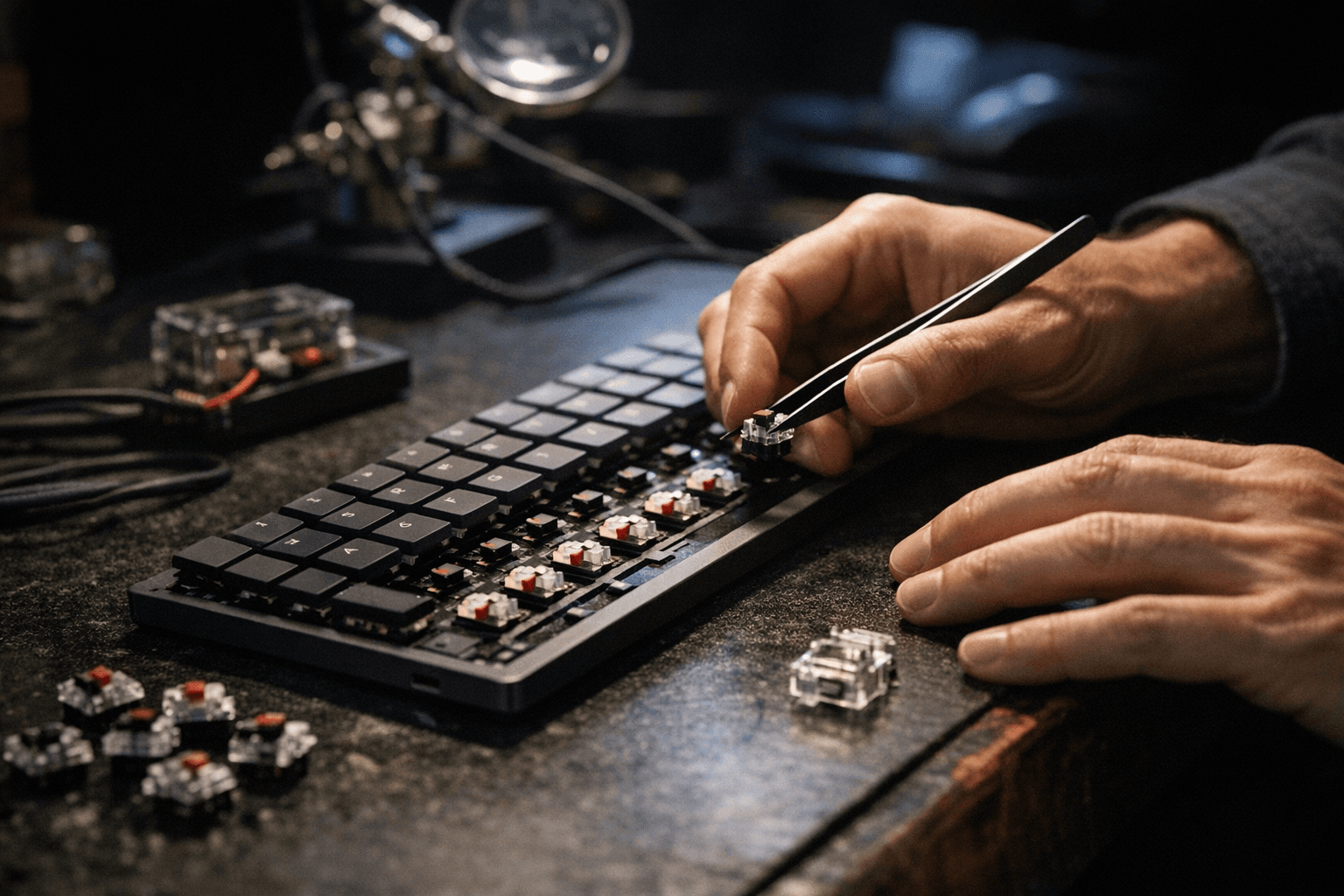 GATERON pushes low-profile magnetic switches to make slim boards feel premium