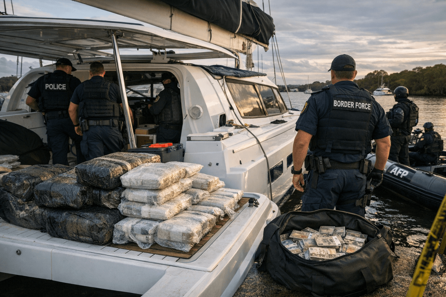 Australian Catamaran Seized on Tweed River in Alleged Cocaine Smuggling Bust