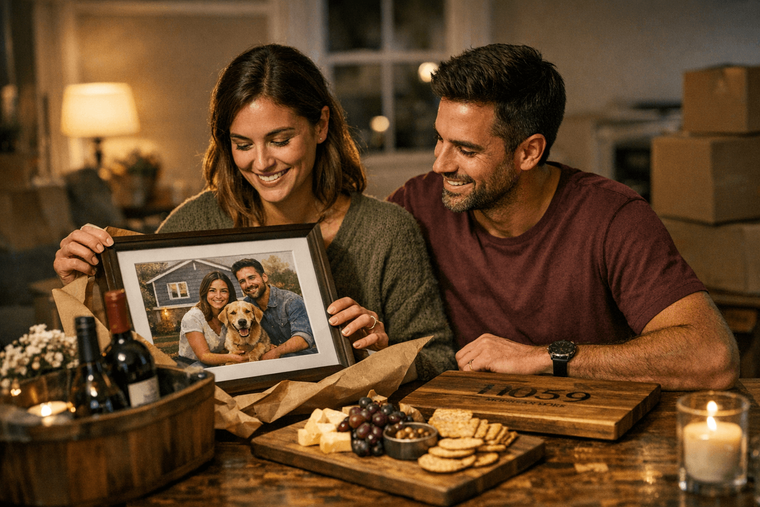 Personalized housewarming gifts add warmth to new homes