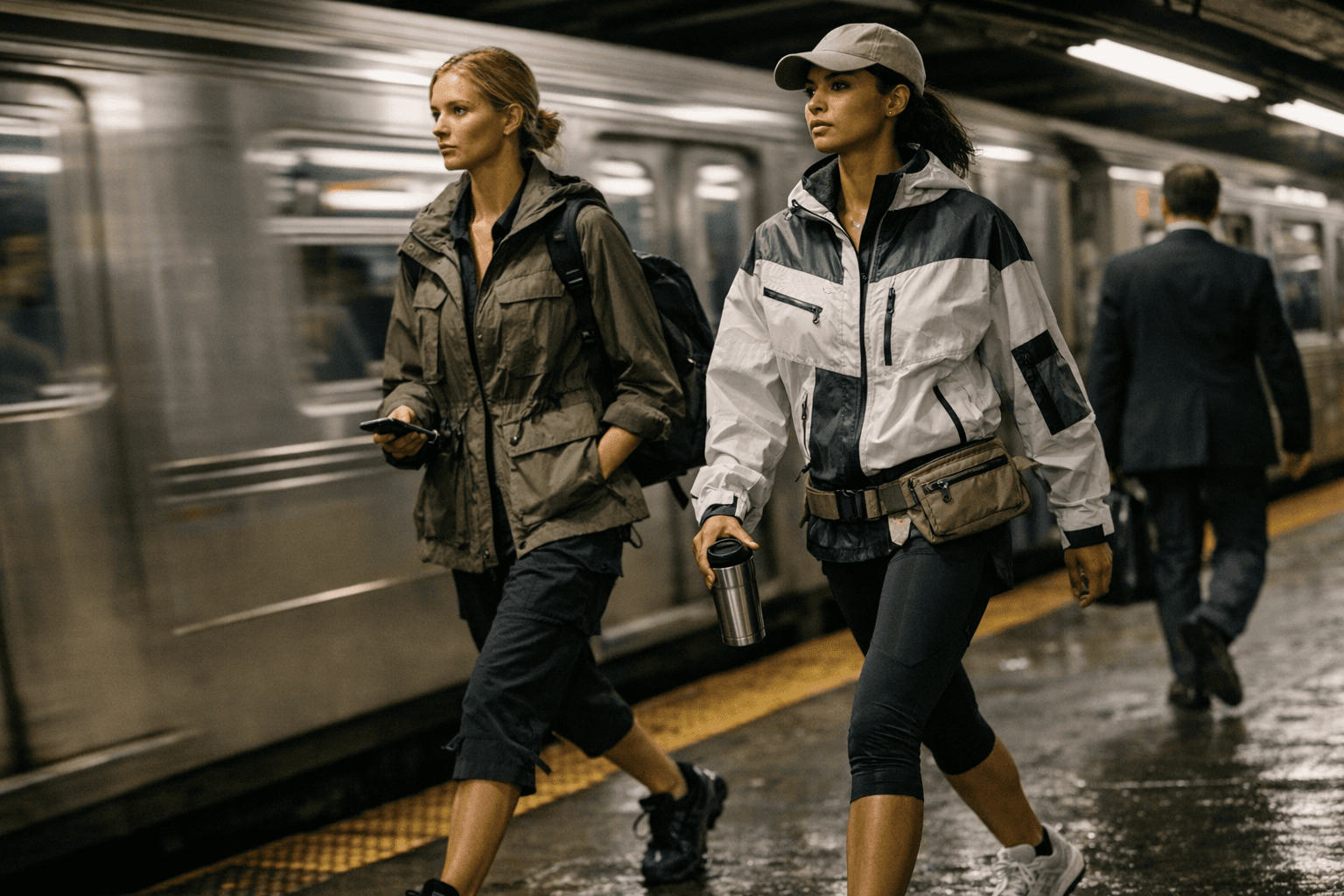 Spring 2026 Runways Embrace Utility Outerwear, Sporty Capris, Practical Polish