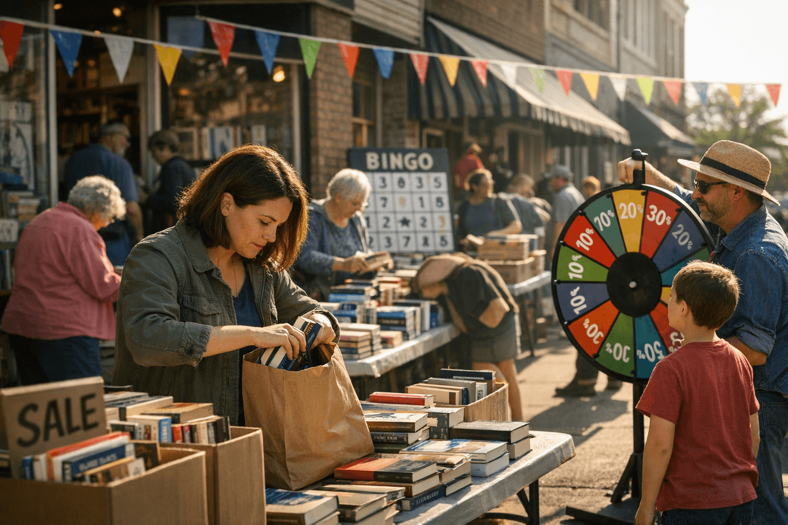 Our Town Books marks Independent Bookstore Day with downtown celebration