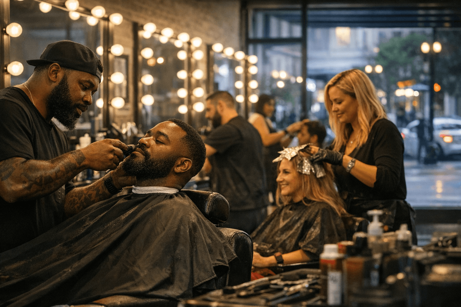 Downtown Jacksonville beauty and barber shop thrives three months in