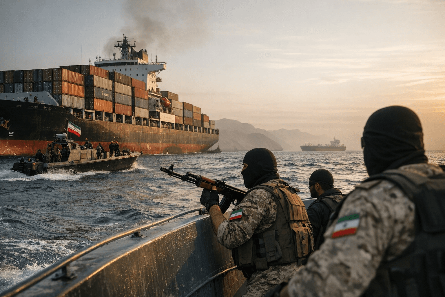 Iran seizes two ships in Strait of Hormuz as tensions ease