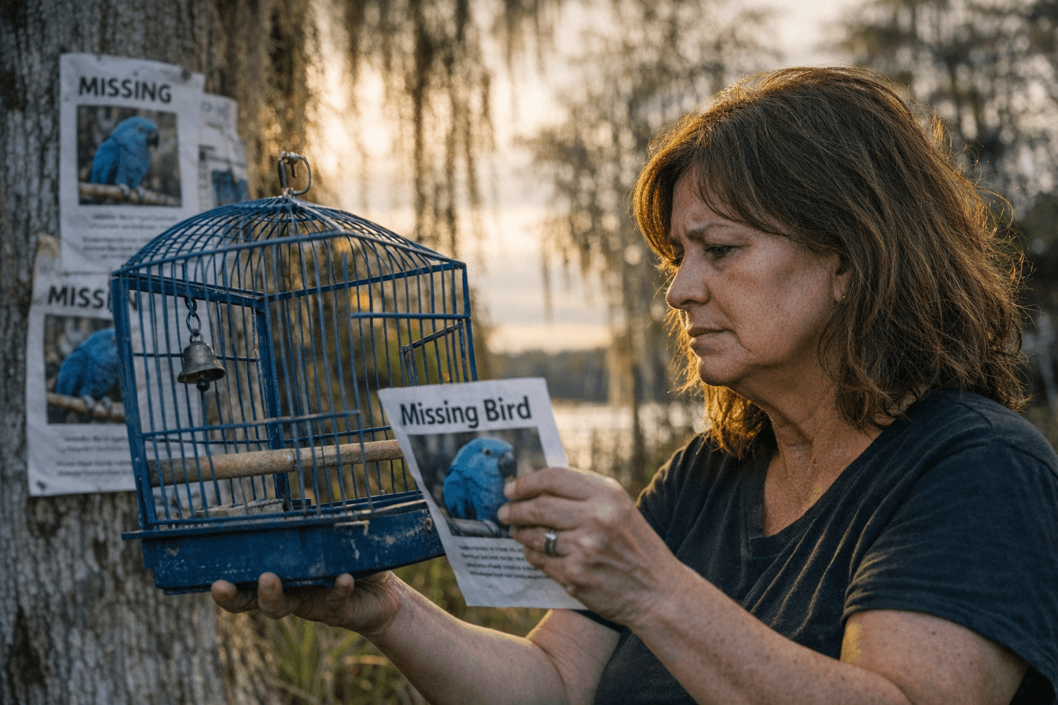 Seminole County woman still searching for missing parrot Blue after two months