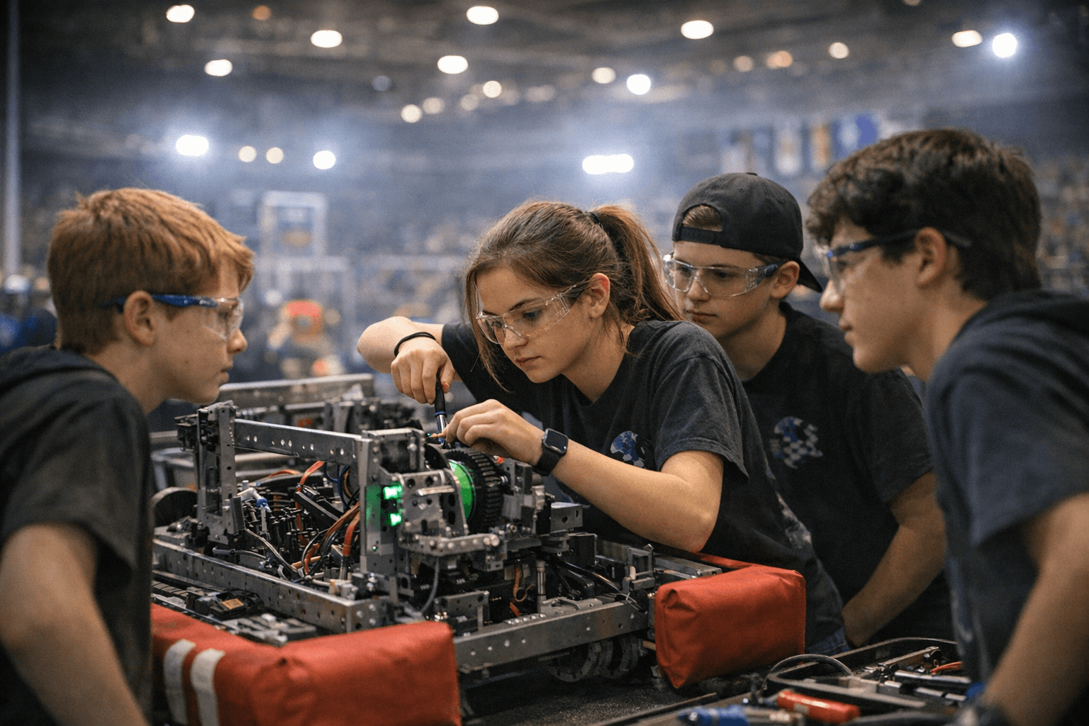 Parker STEM students head to Houston for global robotics championship
