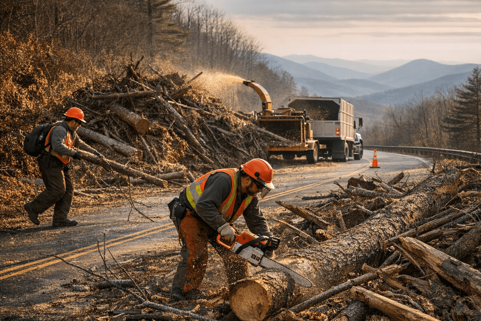 NPS plans Helene debris removal in Asheville area to cut wildfire risk