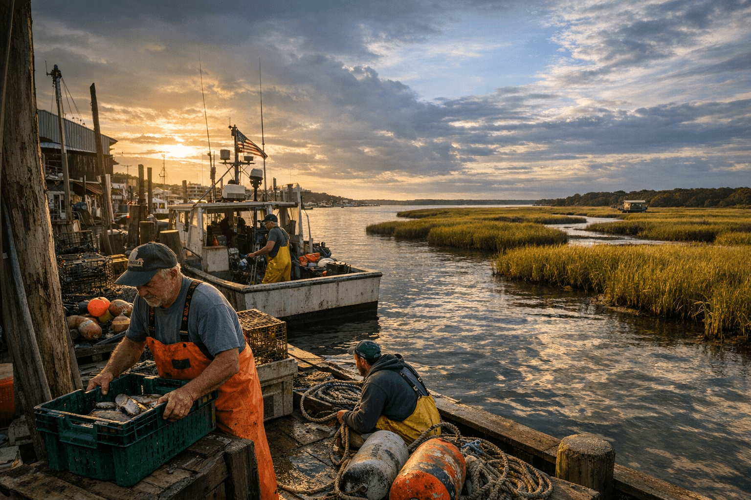 Suffolk County preserves working waterfronts, approves marsh land, safety funding