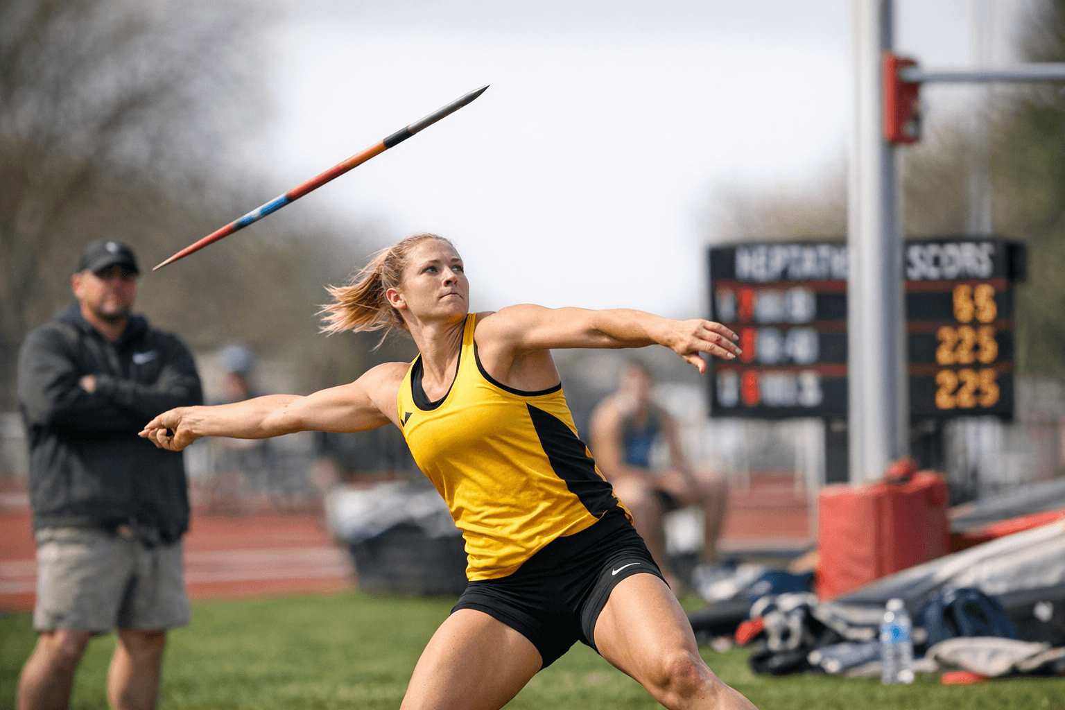 Hearting nears record, leads Buena Vista at Red Raider Open