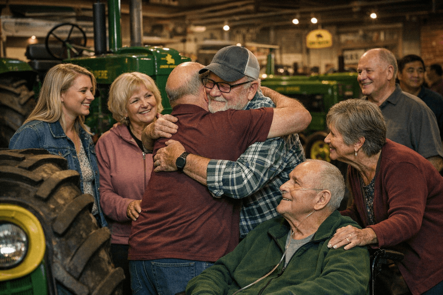 Kidney chain reunites donors at Storm Lake John Deere museum opening