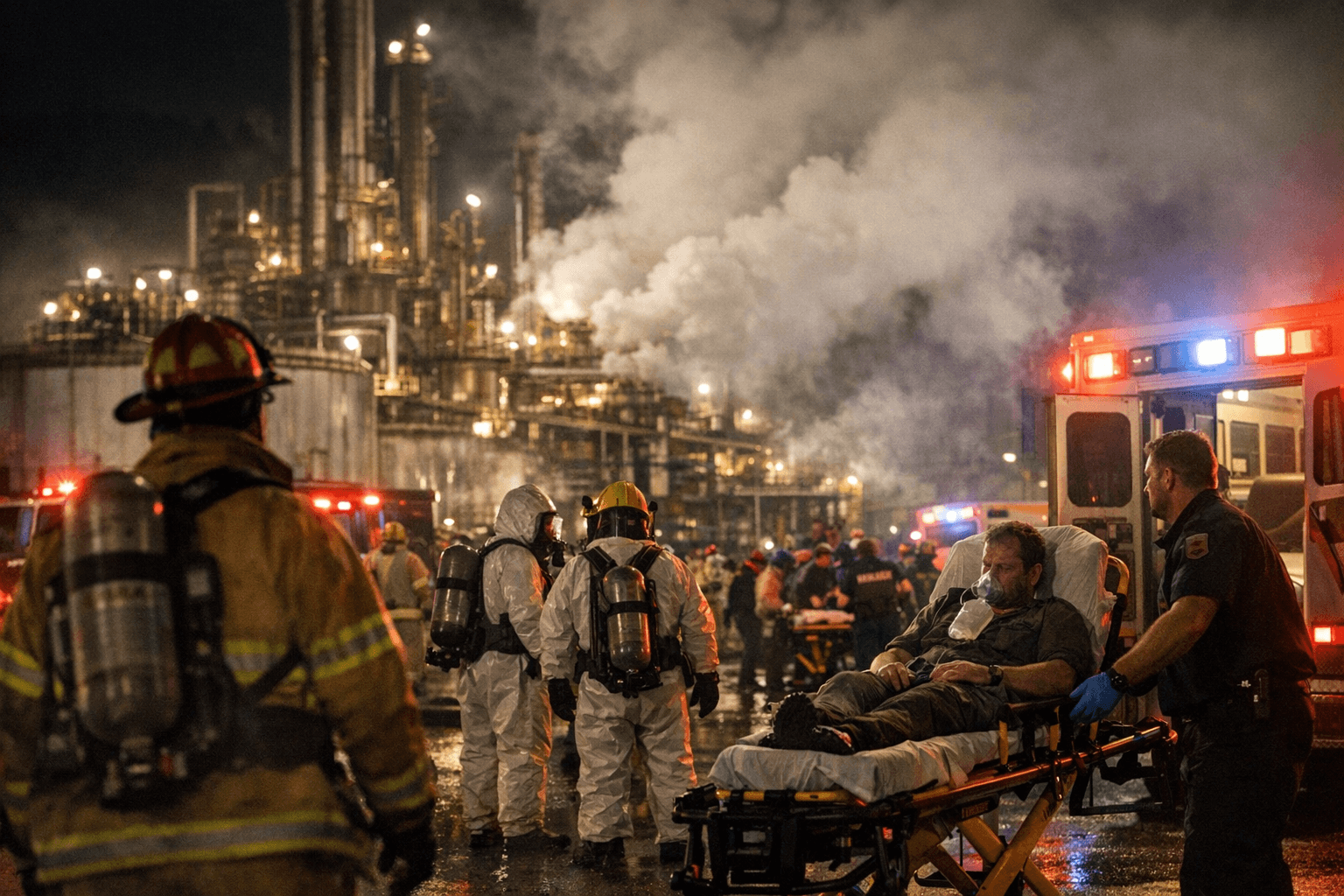 Chemical leak at West Virginia plant kills 2, sends dozens to hospitals