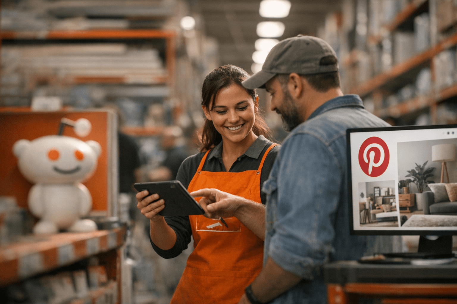 Home Depot expands Orange Apron Media with Reddit, Pinterest integrations