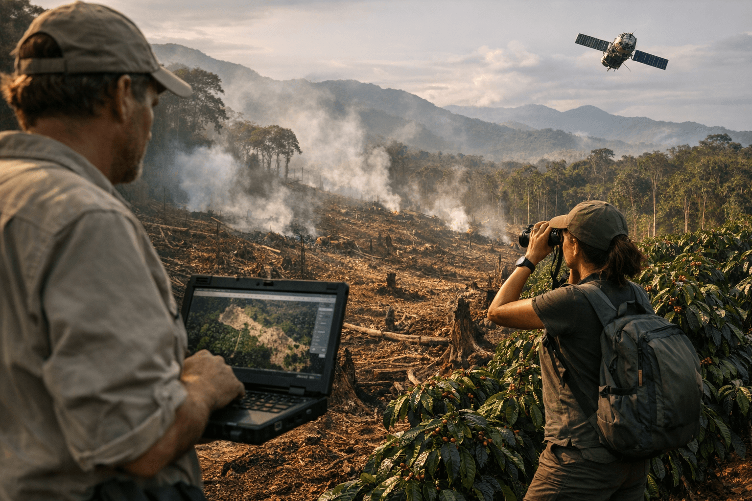 Coffee giants launch global satellite system to track deforestation