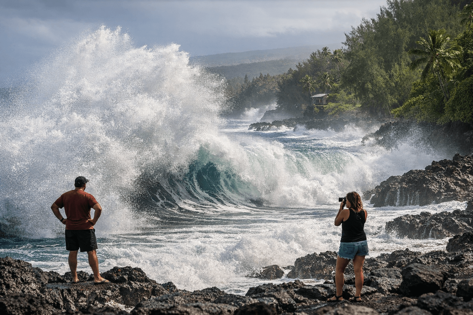 High surf advisory issued for east-facing Big Island shores, 10-foot waves expected