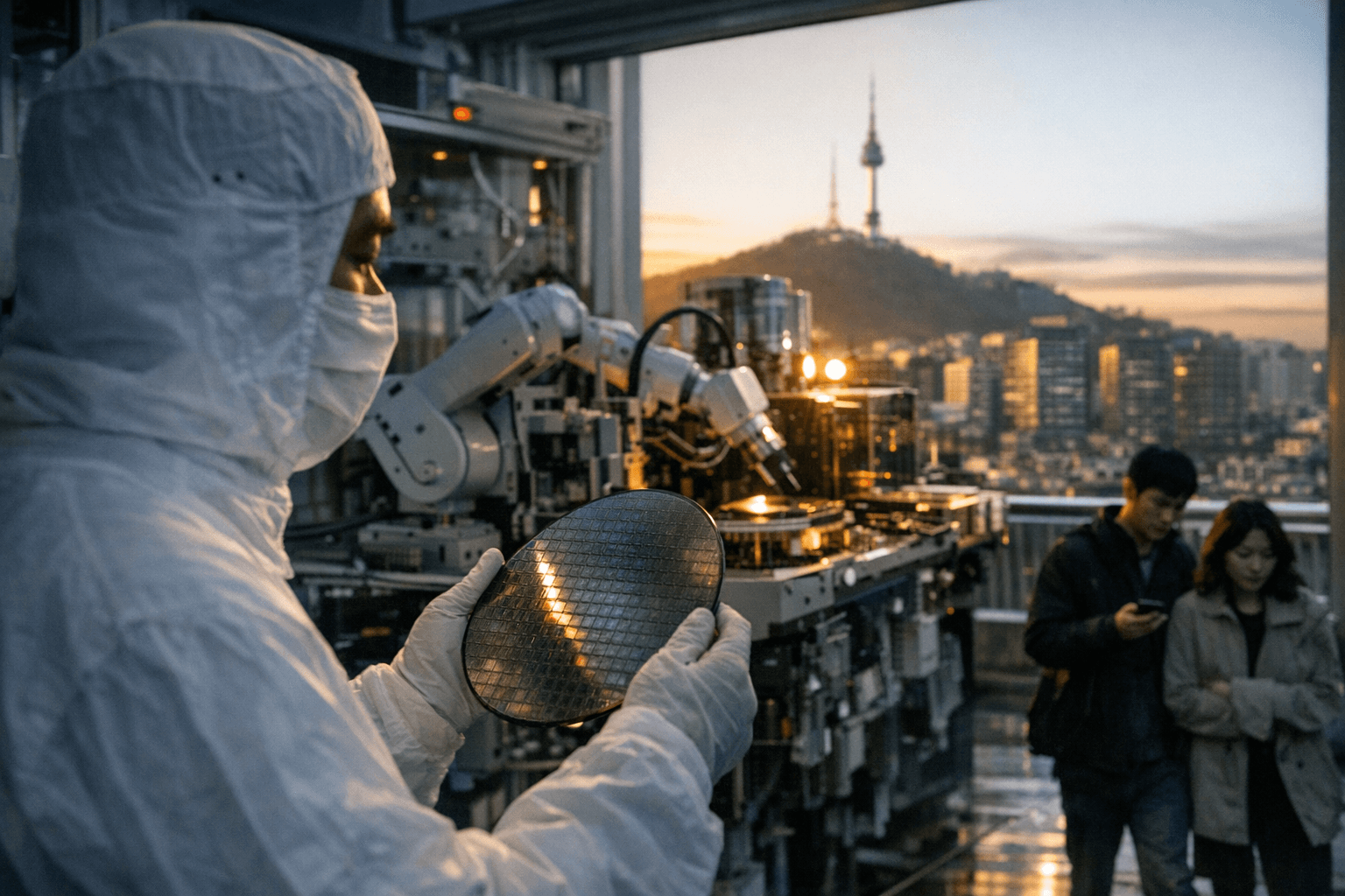 South Korea Growth Surges as Semiconductor Demand Offsets Weak Spending