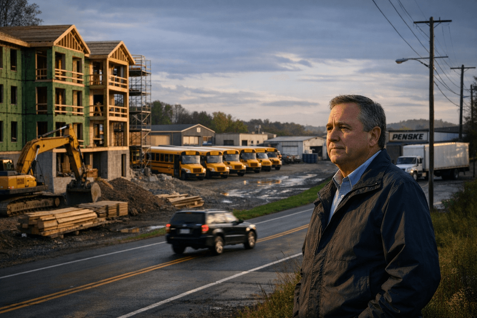 Minoa mayor discusses Nest Apartments, school bus garage, Penske site sale