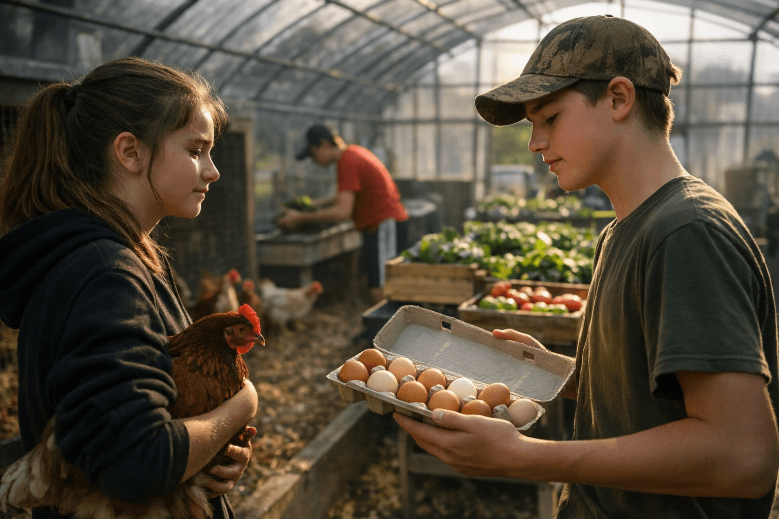Dunlap students learn farming, business through school greenhouse program