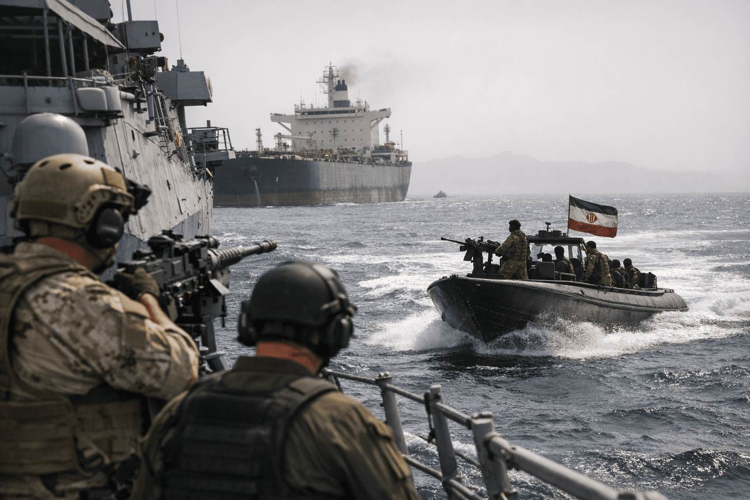 US and Iran clash in Strait of Hormuz blockade stalemate