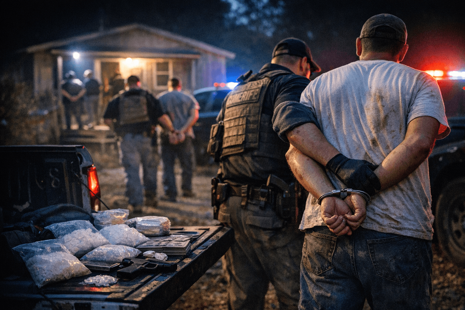 Four arrested on drug trafficking charges in separate Perry County cases