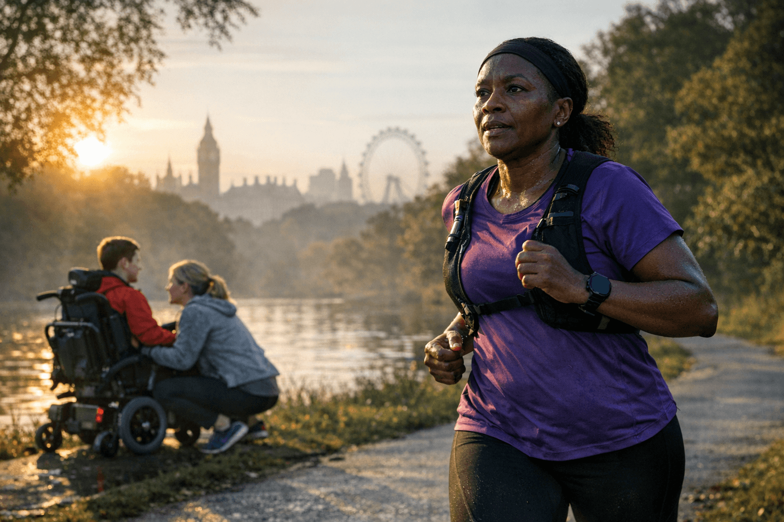 Raleigh caregiver trains for London Marathon to support disabled charity