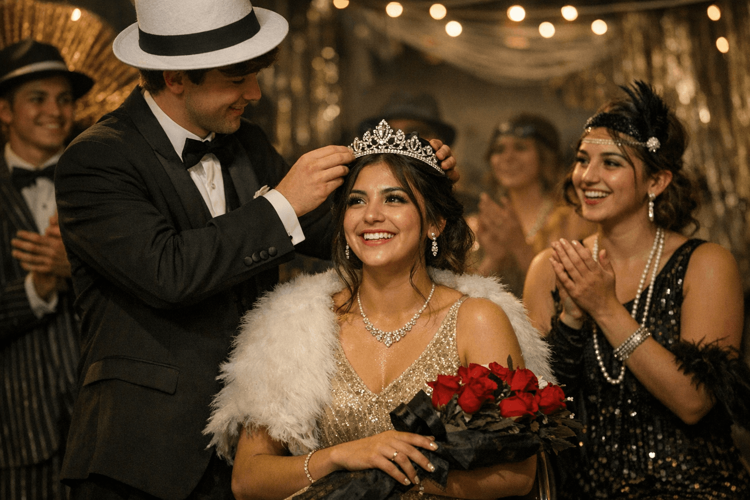 Trinidad High School crowns prom queen at Roaring Twenties celebration