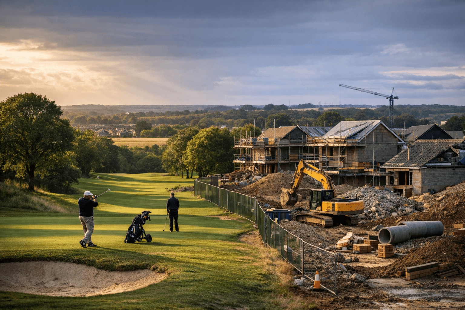 Golf courses become flashpoint in Britain’s housing and green belt debate