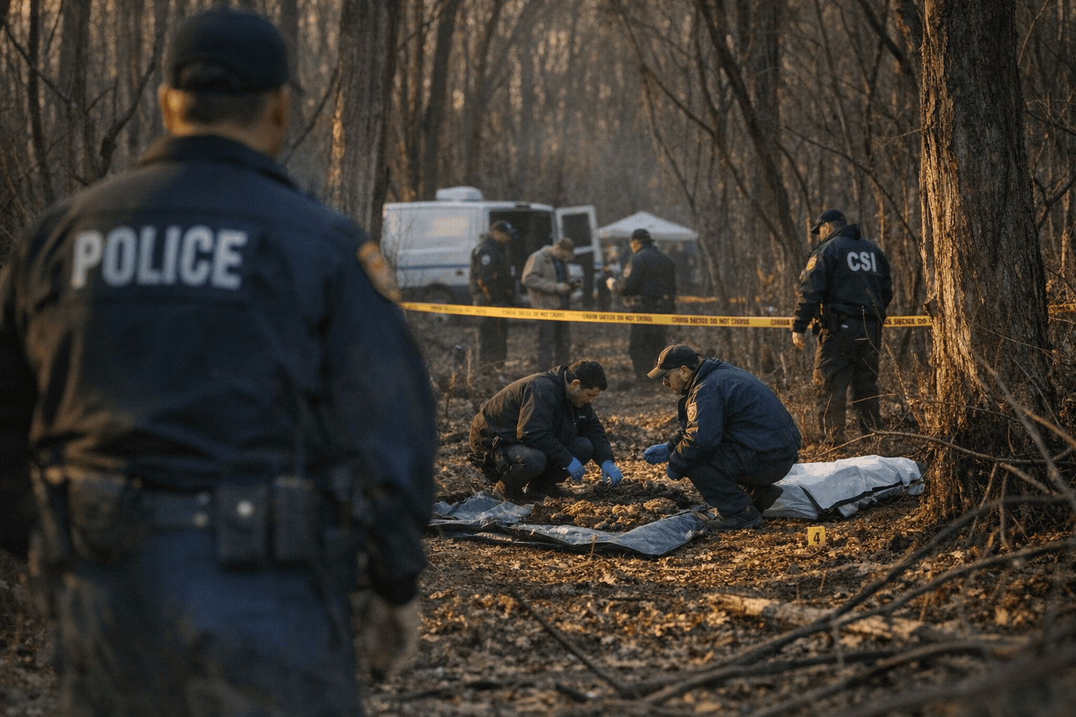 Memphis police investigate remains of three children found in wooded area