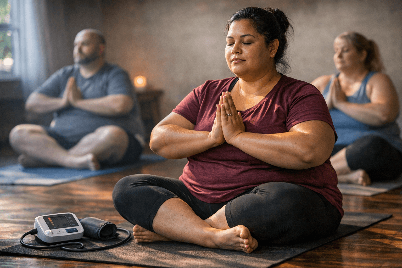 Yoga May Help Lower Blood Pressure in Adults With Overweight, Obesity