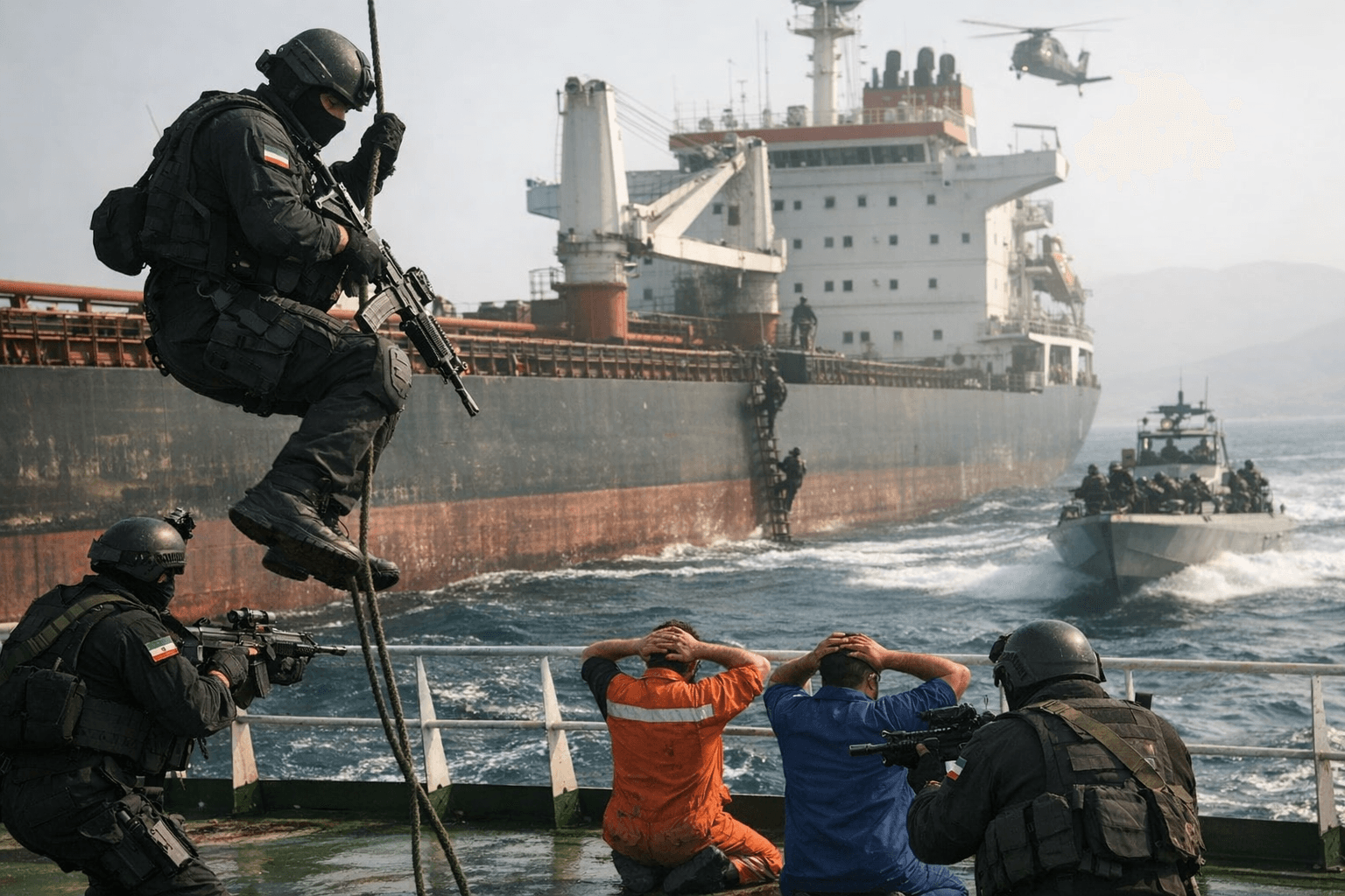 Iran releases video of ship seizures in Strait of Hormuz amid ceasefire tensions