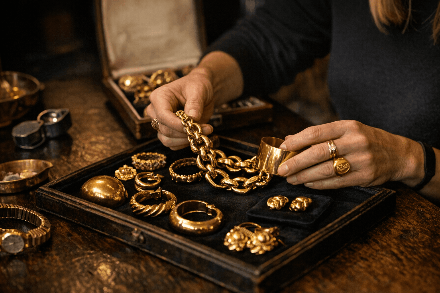 Randi Molofsky says gold and vintage jewelry are driving demand