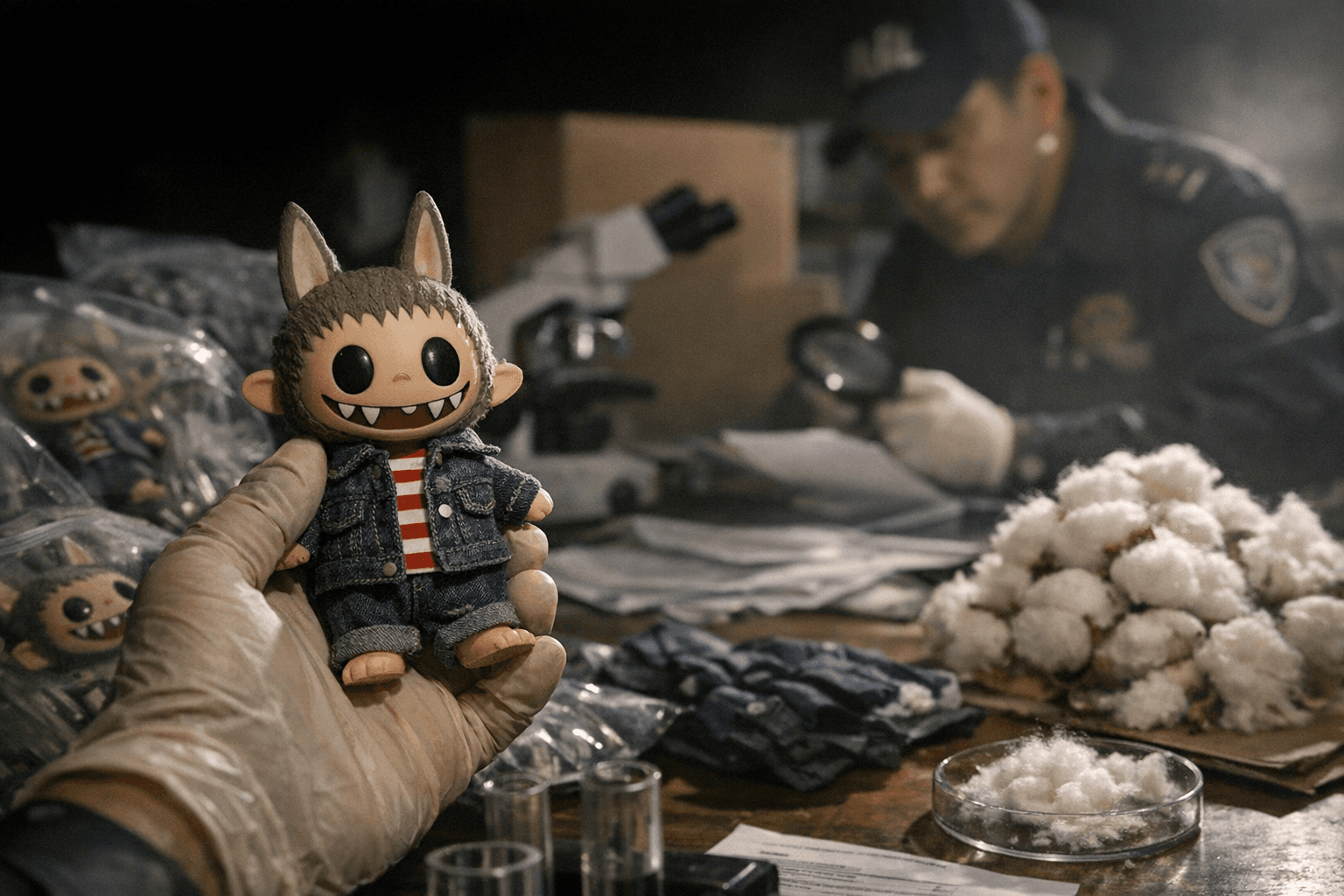 Labubu doll clothes tested positive for banned Xinjiang cotton, NYT finds