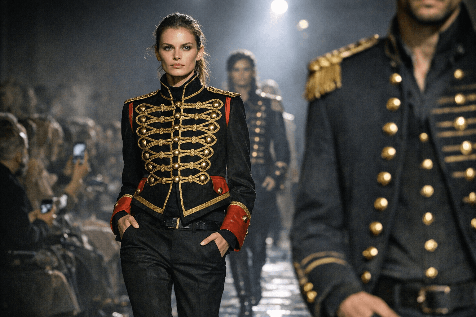 Military Parade Jackets March Into FW26 With Ornate Authority