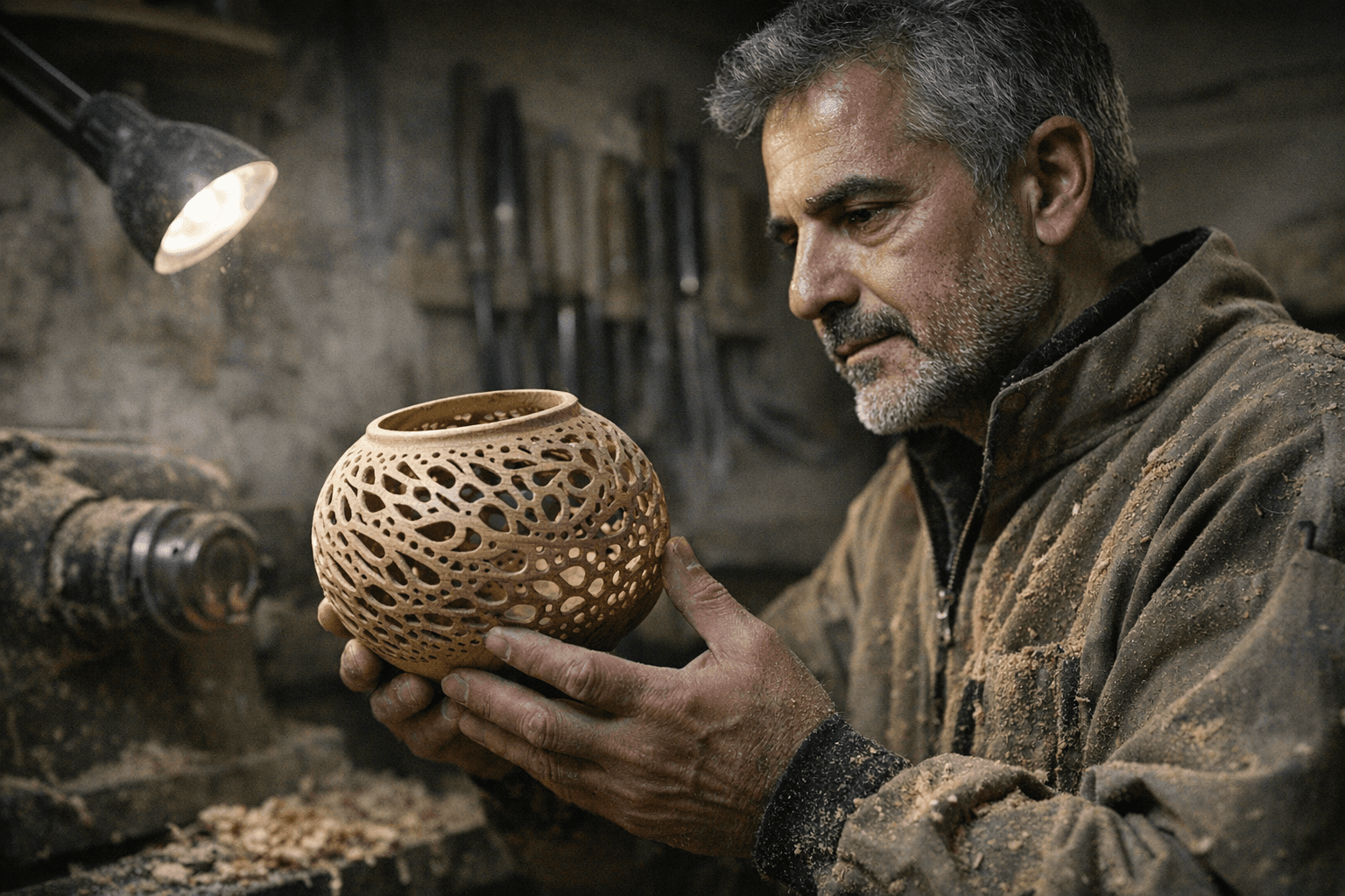 Woodturner Gianni Di Gregorio earns Turning of the Week for pierced vessel