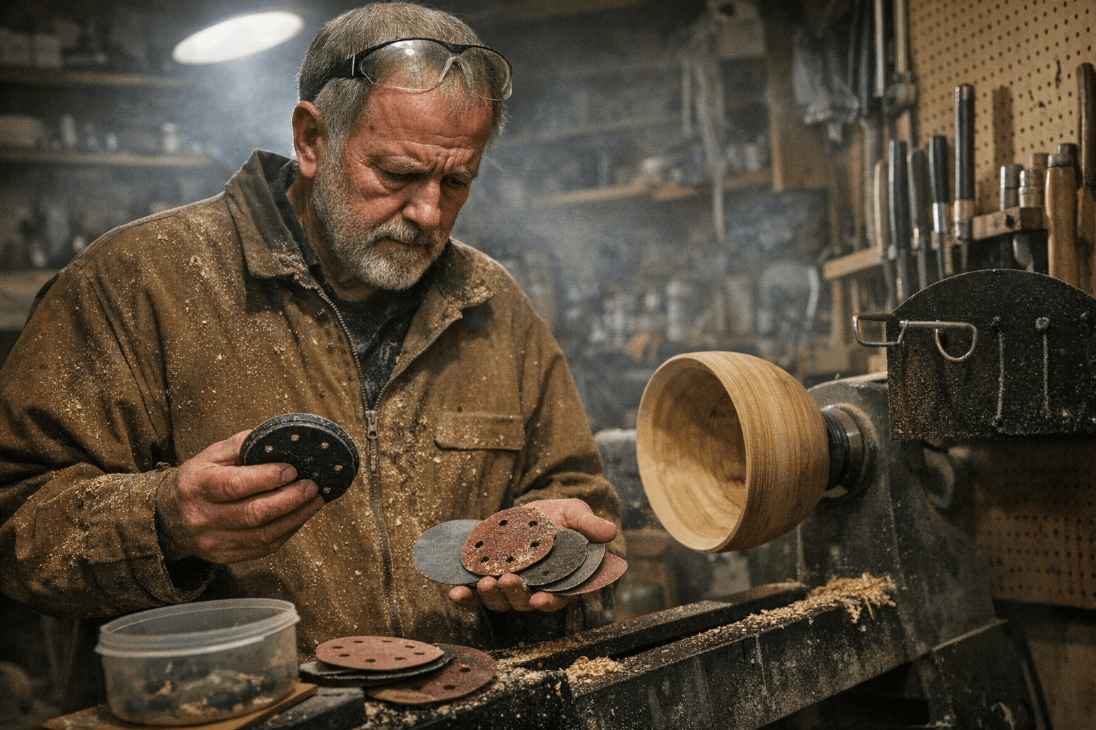 Woodturners struggle to find Hookit sanding discs for lathe work